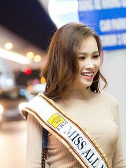 Thanh Trang lên đường thi Miss All Nations Pageant 2017