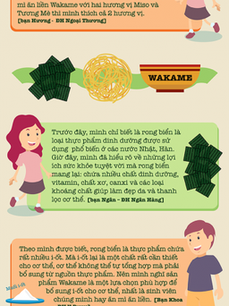 Wakame - Trải nghiệm hương vị mì rong biển độc đáo