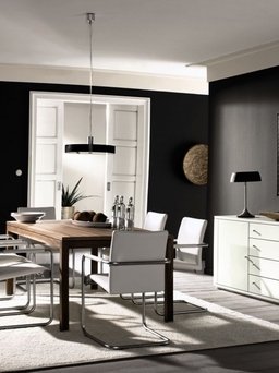 Sự tinh tế của tông màu đen trắng trong thiết kế nội thất