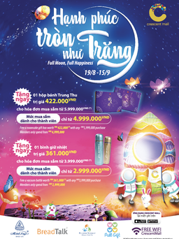 Trung thu tại Cresent Mall - Hạnh phúc tròn như trăng