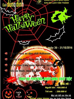 Happy Halloween 2016 tại KDL Văn Thánh