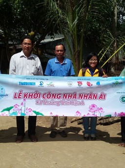 Kết nối trái tim tình nguyện 2016 khởi công Nhà nhân ái
