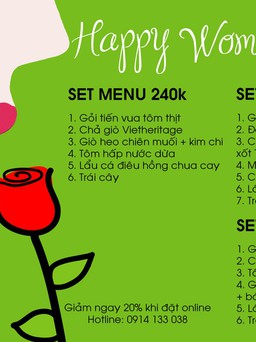 Phở Haru - Nhà hàng Vietheritage tri ân phụ nữ