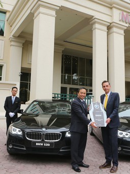 Khách sạn Mövenpick Hà Nội ra mắt đội xe chuẩn 5 sao của BMW