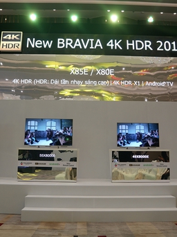 Sony ra mắt loạt TV 4K HDR 2017