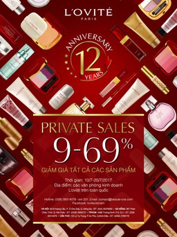 Mỹ phẩm L’ovité Paris tri ân khách hàng