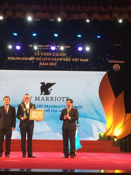 JW Marriott Hà Nội được trao tặng nhiều giải thưởng danh giá