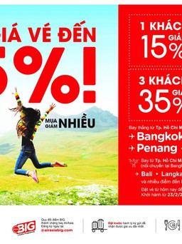 Mua nhiều hơn - tiết kiệm hơn với AirAsia!