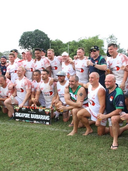 Singapore Barbarians vô địch giải Wolf Blass Saigon 10’s