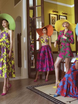 Dàn mẫu cuốn hút với váy áo sắc màu của Đỗ Mạnh Cường