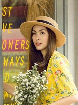 Tăng Thanh Hà làm mẫu cho chính mình