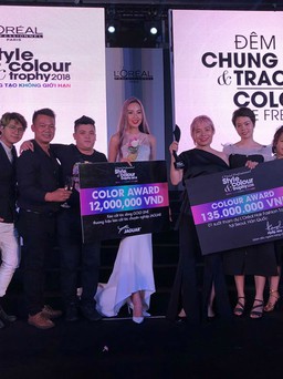 Dương Tây đoạt giải Color Award cuộc thi Color & Style Trophy 2018