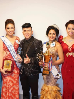 Ca sĩ Thu Trang ngồi ghế nóng tại HH Nam vương Doanh nhân hoàn vũ