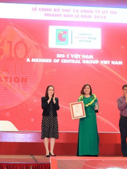 Big C Việt Nam lọt vào Top 10 Nhà bán lẻ uy tín năm 2018