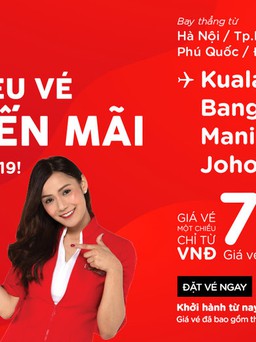 AirAsia đón năm mới với 1,9 triệu vé khuyến mãi