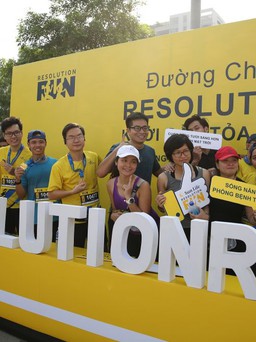 Tham gia đường chạy khởi đầu một năm mới tỏa sáng