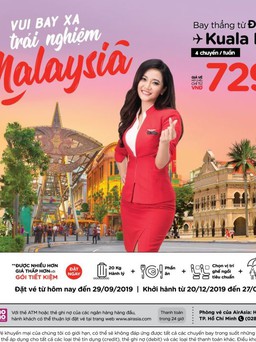 Vui trải nghiệm Kuala Lumpur với đường bay độc quyền của AirAsia từ Đà Lạt