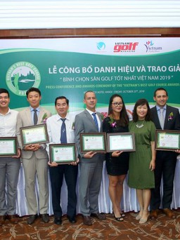 Lễ công bố danh hiệu và Trao giải Cuộc bình chọn Sân golf tốt nhất Việt Nam 2019