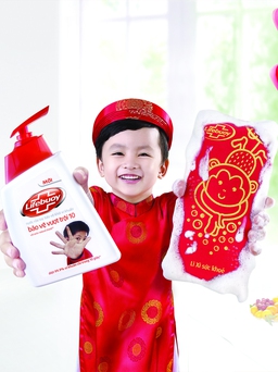 Cùng tặng sức khoẻ dồi dào với bao lì xì xà phòng Lifebuoy