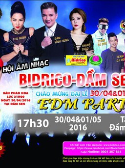 Ngày hội âm nhạc Bidrico – Đầm Sen chào mừng 30/4 & 1/5