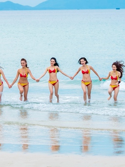 Bikini Vietjet tỏa sáng cùng cuộc thi The Face Vietnam 2016