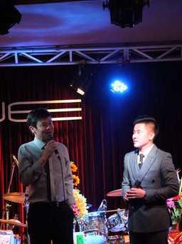 Danh ca Thái Châu chúc mừng học trò ra mắt Album mới