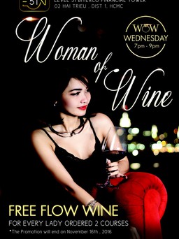 EON51 Fine Dining - Miễn phí rượu trong bữa tối cho phụ nữ