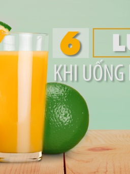 [Khỏe đẹp] 6 lưu ý để nước cam không trở thành "chất độc"