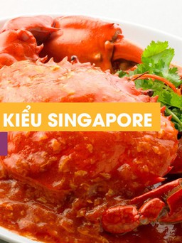 Cua sốt ớt kiểu Singapore – ăn là ghiền