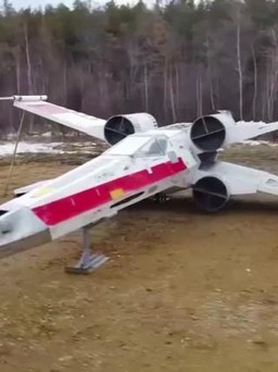 Quá hâm mộ Star Wars, chế luôn phi thuyền X-wing Starfighter