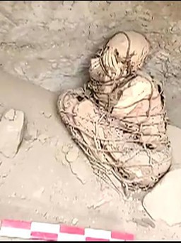 Phát hiện xác ướp bị quấn dây kỳ lạ ở Peru