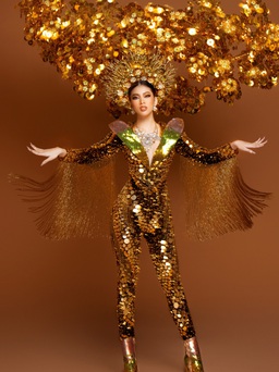 Bộ trang phục được Á hậu Ngọc Thảo trình diễn tại Miss Grand International 2020 đẹp đến mức nào?
