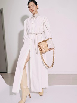 Phối đồ theo phong cách minimalism đẹp như fashionista Khánh Linh
