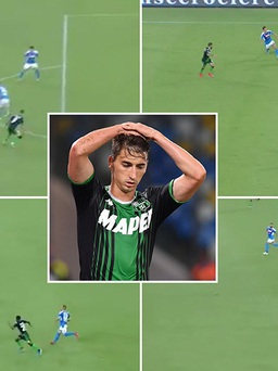 Napoli 2 - 0 Sassuolo: Đội khách bị từ chối 4 bàn thắng