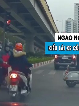 Ngao ngán ninja lái xe máy kiểu ‘dương đông kích tây’, đánh lừa tài xế ô tô