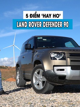 5 điểm ‘hay ho’ trên xe SUV tiền tỉ Land Rover Defender 90