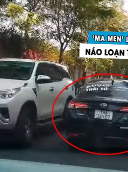 ‘Ma men’ lái ô tô đánh võng, suýt đâm xe khác trên phố: Dân mạng phẫn nộ