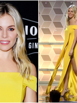 Minh tinh Sienna Miller được khen ngợi hết lời khi diện váy Công Trí thiết kế