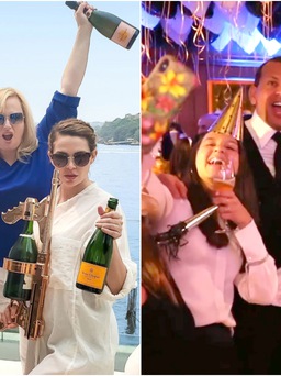 Loạt sao Hollywood tưng bừng đón năm mới 2020
