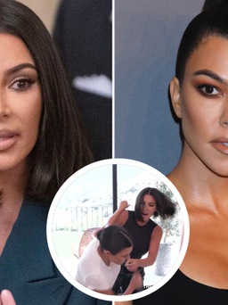 Kim Kardashian ẩu đả với chị gái trong show thực tế của gia đình