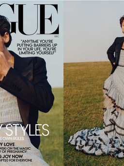 Nam ca sĩ Harry Styles mặc váy lên trang bìa tạp chí Vogue