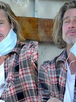 Brad Pitt gây sốc với dáng vẻ hốc hác, già nua