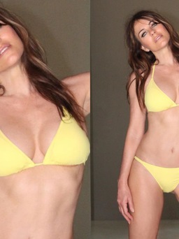 Hết khoe ngực trần, Elizabeth Hurley lại tung loạt ảnh bikini khoe sắc vóc U60