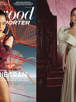 Sao gốc Việt Kelly Marie Trần gợi cảm trên tạp chí Hollywood với thiết kế Công Trí