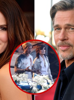 Brad Pitt tất bật trên trường quay phim mới đóng cùng ‘chị đại’ Sandra Bullock