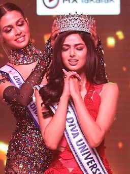 Nhan sắc ngọt ngào của nữ diễn viên vừa đăng quang Hoa hậu Hoàn vũ Ấn Độ