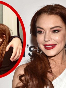 Lindsay Lohan khoe nhẫn đính hôn hơn 5 tỉ đồng