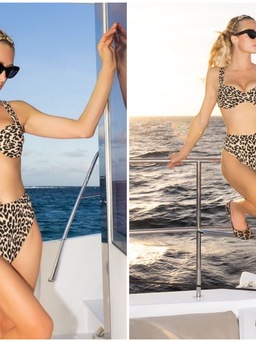 Paris Hilton diện bikini gợi cảm mừng tuổi 41