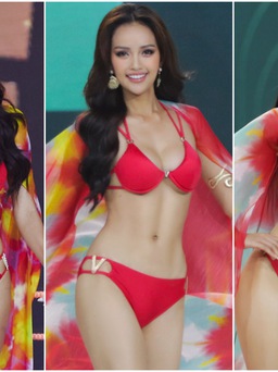 Ngọc Châu và top 16 Miss Universe Vietnam 'bốc lửa' với bikini