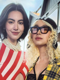 Châu Bùi đọ dáng cùng ‘ma nữ’ Mai Davika tại Milan Fashion Week
